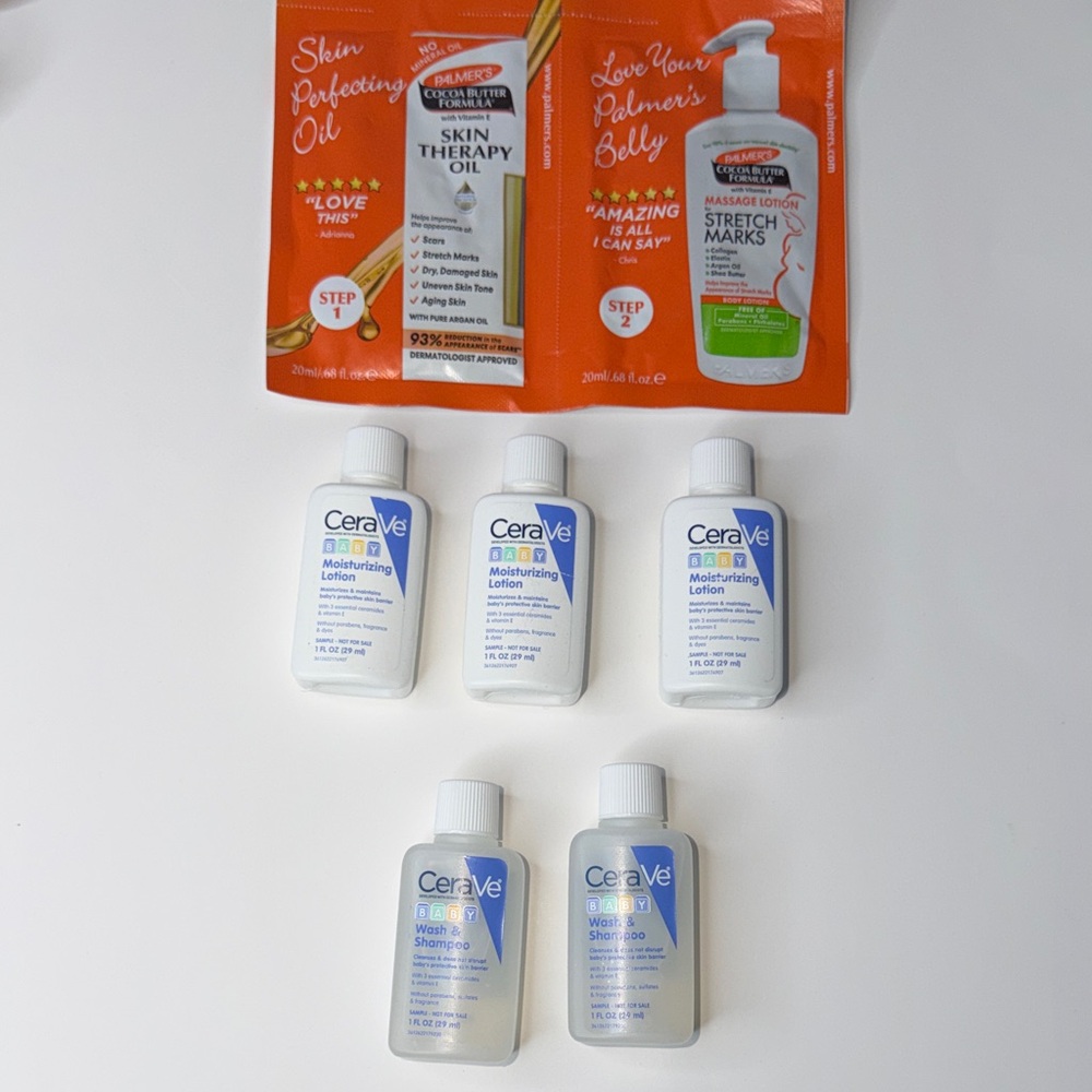 CeraVe Baby Body Wash & Moisturizers Mini Samples